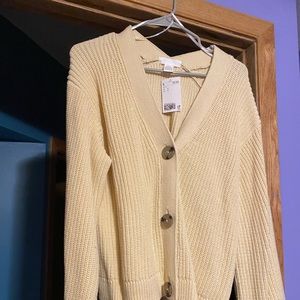 New Yellow heavy sweater